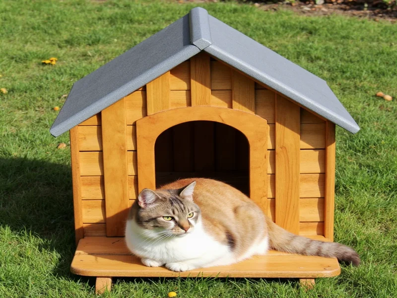 diy cat house outdoor