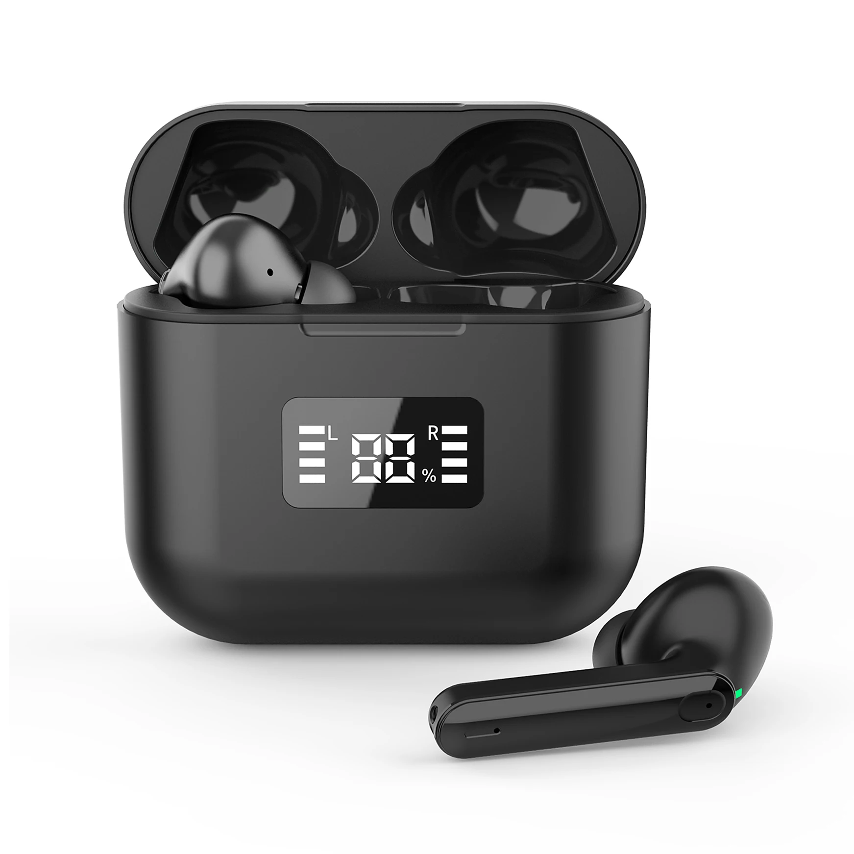 

Cirtek battery display wireless earbuds with active noise cancellation best sounding earphones earbuds with charging case