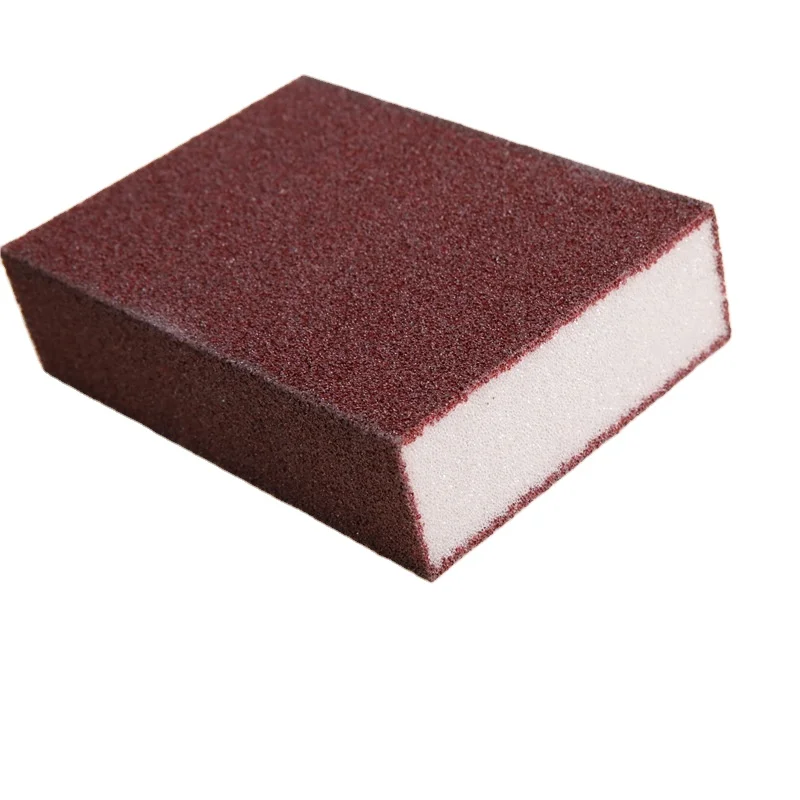 

OEM promotional High density silicon carbide Spong mop descaling magic cleaning sponge bottom rust sponge, Black