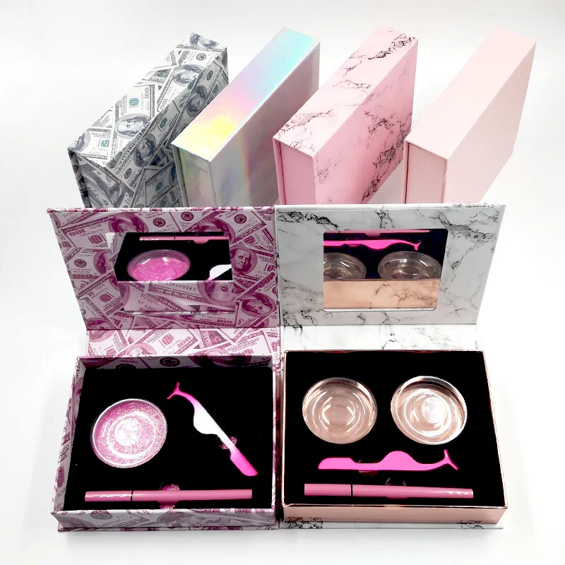 

3d mink magnetic lash custom eyelash packaging, Natural black