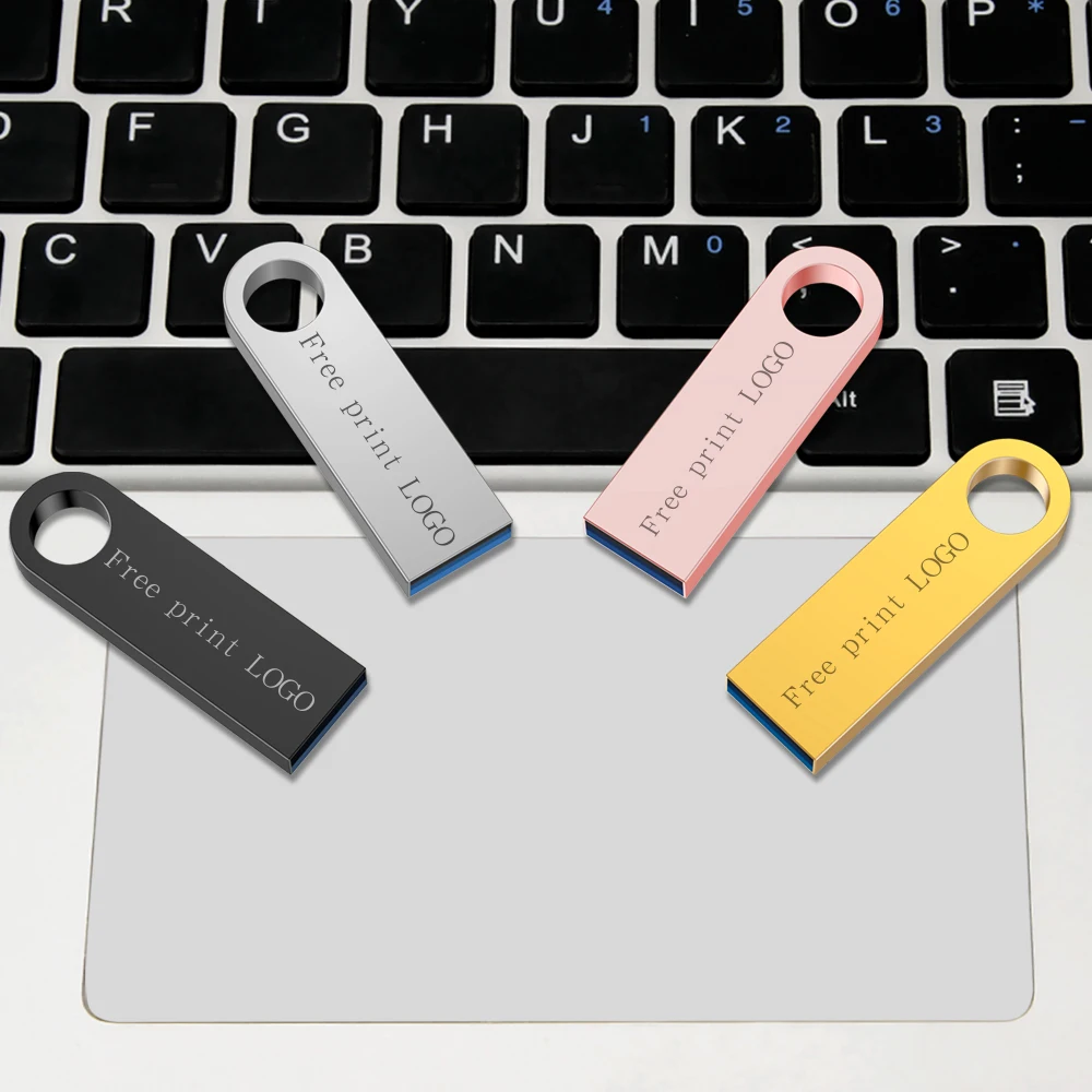 new AJINNUO usb flash drive 64GB 32GB 16GB 8GB 4GB pen drive waterproof silver u disk memoria cel usb stic - ANKUX.COM