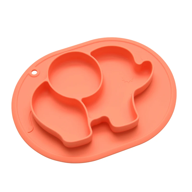 

LULA Eco-Friendly Silicone Suction Plates for Babies Toddlers Silicone Placemats for Kids Baby Dishes Stick on Table