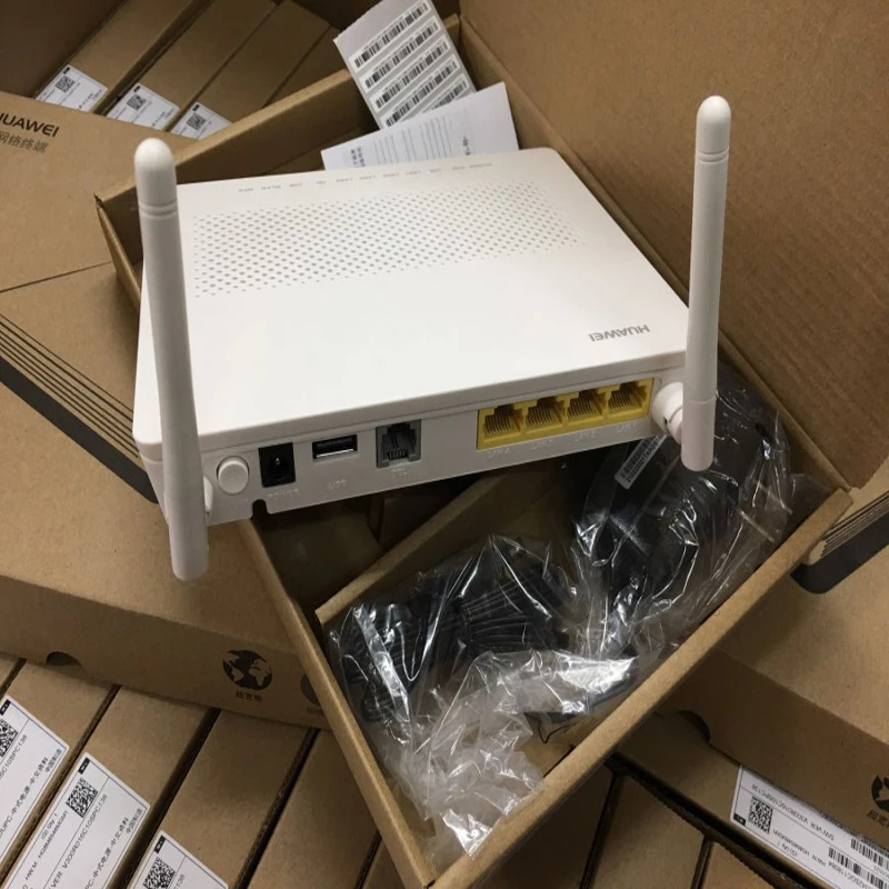 100% 原装新款华为 hg8546m gpon wifi ont onu 1ge   3fe   1tel   1