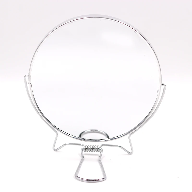 

Silver Colour Double Side Folded 360 Degree Swivel Rotation Table Makeup Mirror, Pink or other color