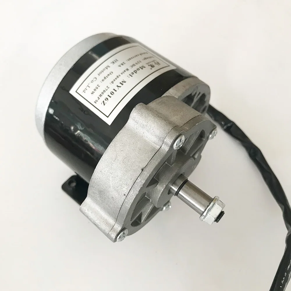 2019 New High Speed 250w 12v Decelerating Dc Brush Motor Gear Motor