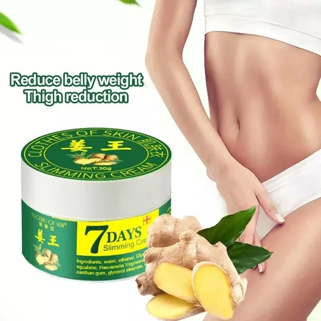 

30ml Ginger Slimming Creams Leg Body Waist Effective Anti Cellulite Fat Burning 7 Days Weight Loss Slimming Firming Cream