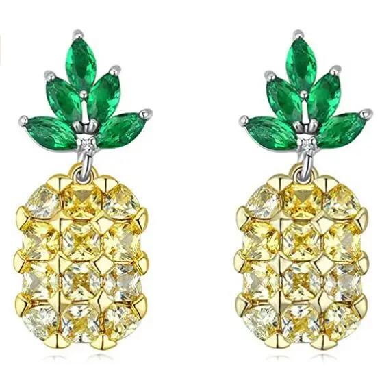 

Pineapple Earrings Fashion Versatile Trend Earrings for Women