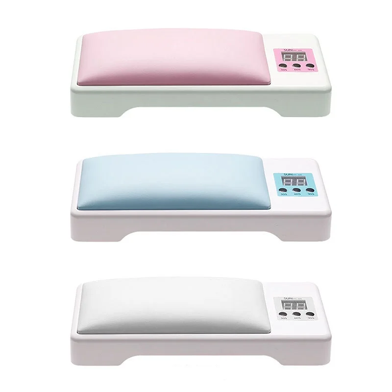 

72w Pro strong portable foldable uv led nail lamp electric leather hand pillow nail enhancement lamp powerful nail dryer