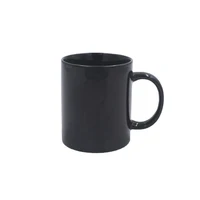 

Personalized cheap logo printing blanks matt black coffee mug