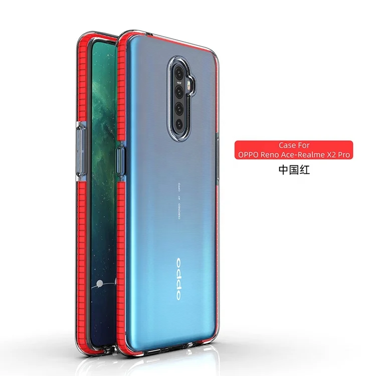 

For Oppo Reno Ace/Realme X2 Pro case,Flexible Soft Transparent TPU Shell Silicone Protective Case Bumper Cover for Oppo Reno ace