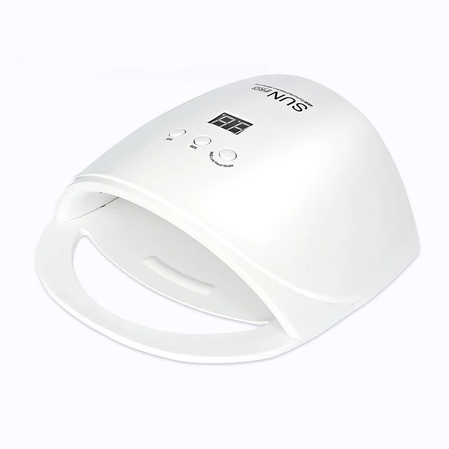

NAD008 SUN PRO nails led lamp 48w UV LED desk dryer Double Leds Light Smart Sensor Nail Lamp Gel Polish manicure tools, White