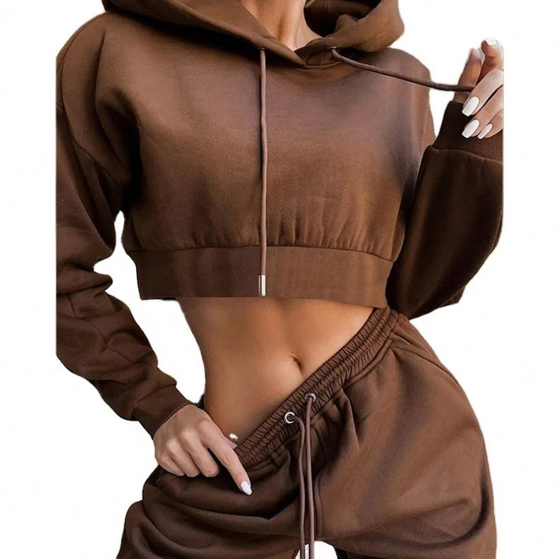 

Stylish Hoodie High Waisted Casual Suit Casual Outfits Women Fall Outfits For Women