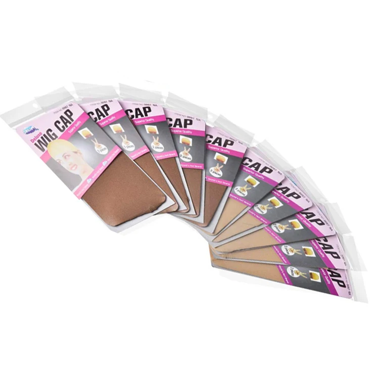 

Light Brown human wig net cap mesh wig caps for making wigs, Natural colors