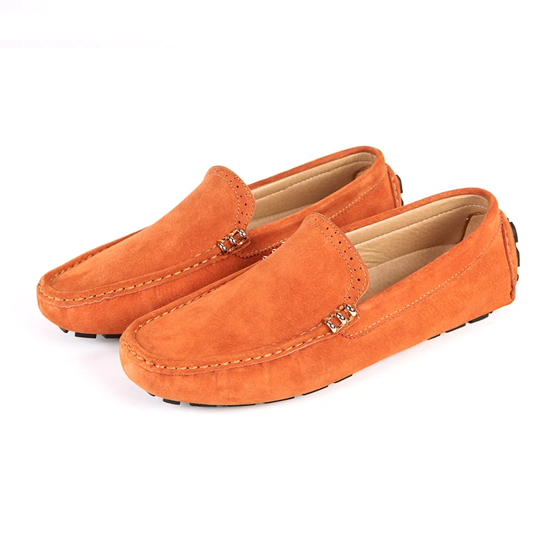 

New style driving shoes rubber sole men's loafer shoes moccasins for men