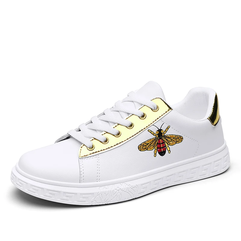 

Wholesale Bee Printed New Style Luxury Fashion Tenis Sneakers Men's Casual Branded Shoes
