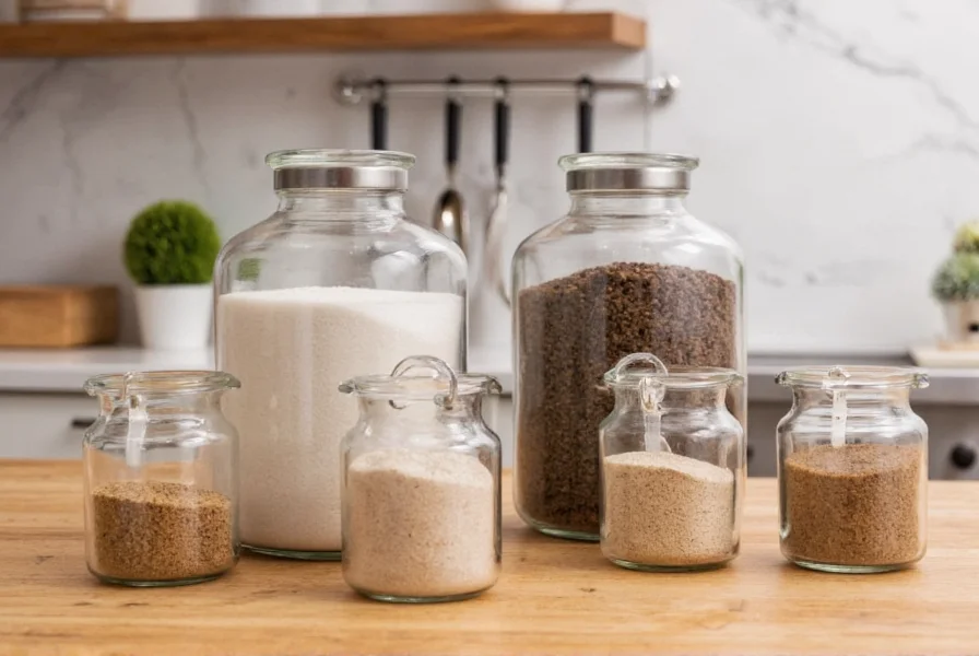 Cole and Mason salt and pepper set collection displayed on wooden kitchen counter