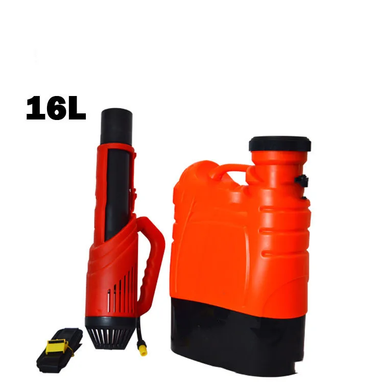 

Professional Electrostatic Backpack Sprayer Cordless ULV Electrostatic Sprayer System Fogger Fogging Machine Knapsack 16L, Yellow