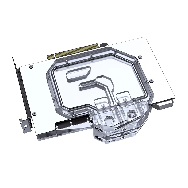 

Bykski GPU Water Block Sandwich Double Blocks For NVIDIA Geforce RTX 3090 Founders Edition Graphic Card Copper Backplate 5V/12V, Transparent