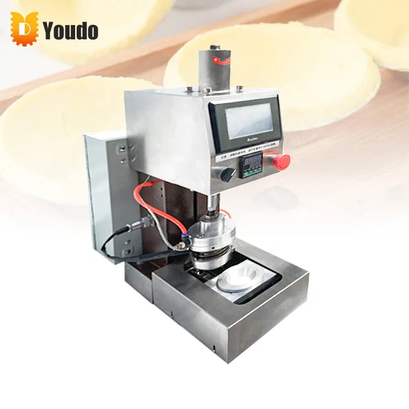 

Professional Easy Operate Electric Automatic Push Mini Spanish Pie Crust Pressing Making Equipment Egg Tart Shell Maker Machine