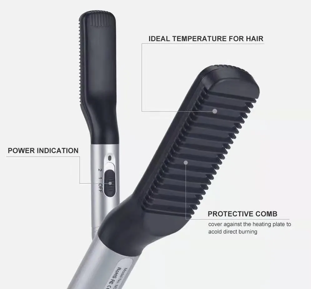 

Cheap Wholesale Pressing Hot Comb Fast Heat Electric Strigthening Hair Styler Comb