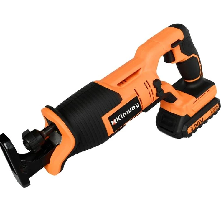 
20V Lithium Rechargeable Cordless Brushless Reciprocating Saw for wood metal cutting 