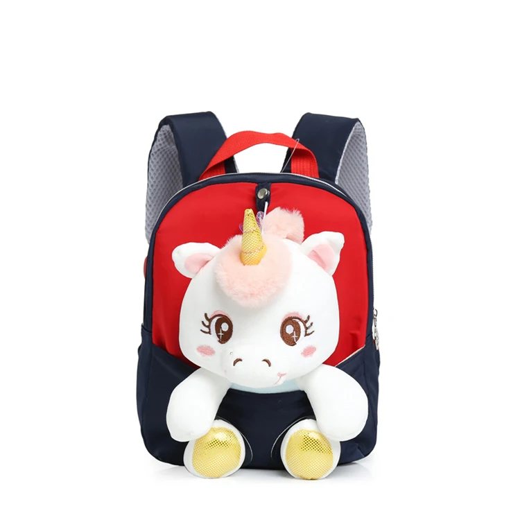 

Colorful Life Kids Bag Carton Monkey Toy Animal Children School Bag, As per picture