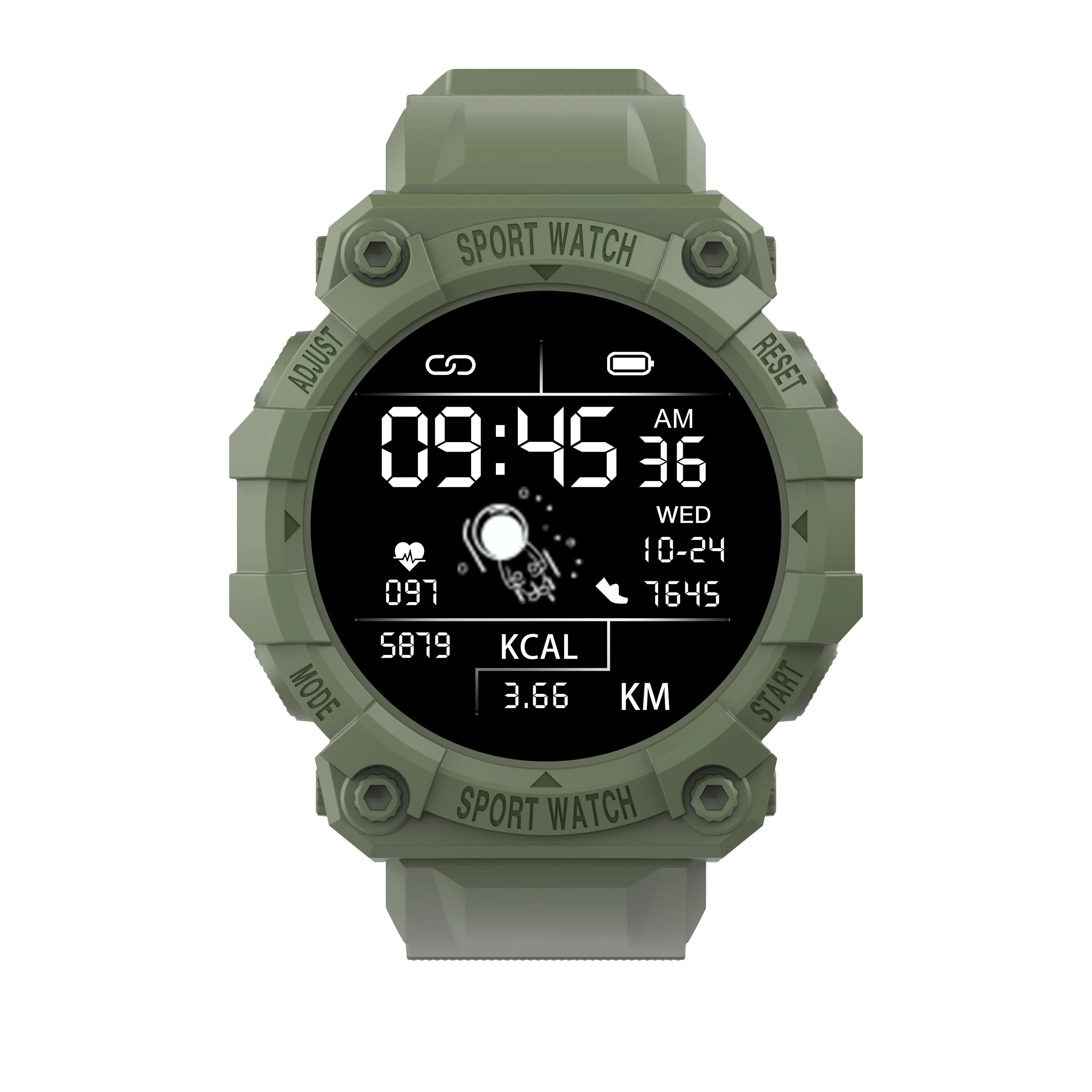 

New Arrivals FD68 Digital Watches Heart Rate Monitoring Fitness Clock Smartwatch IP67 Waterproof Smart Watch FD68 pk D20/Y68, Black, green, pink, red