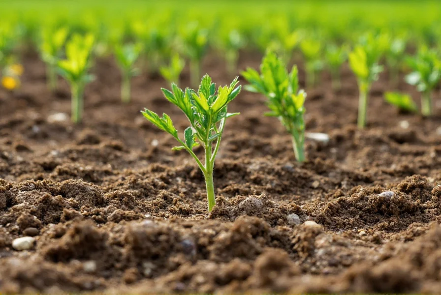 Close-up view of ginger rhizomes being planted in well-prepared soil with proper spacing and depth