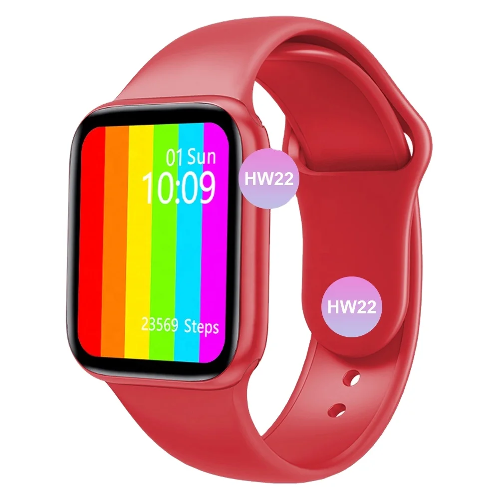 

2021 IWO 1.75 Inch Full Screen BT Call Music Play Bracelet Heart Rate Monitor Sports Fitness Tracker Smart Watch HW22 Series 6