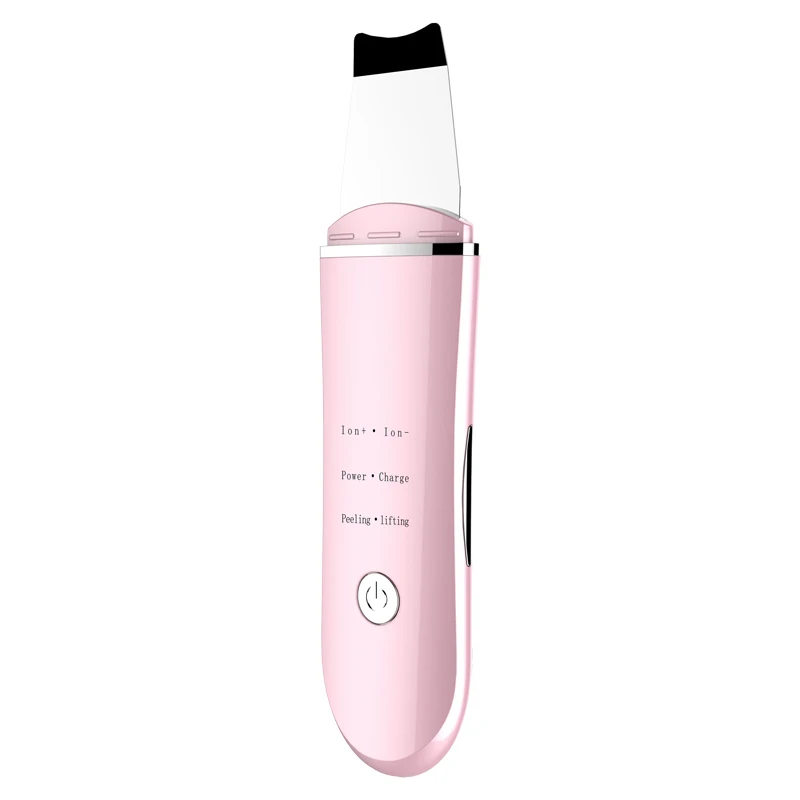 

Anti Aging Ultrasonic Ion Vibration Skin Scrubber Deeply Facial Dead Skin Peeling Beauty Device, Customized color