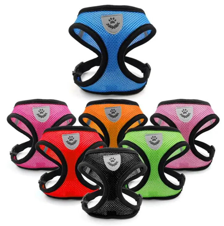 

2021 Pet Supplies Eco Friendly Leashes Polyester Dog Harness Adjustable Pet Vest