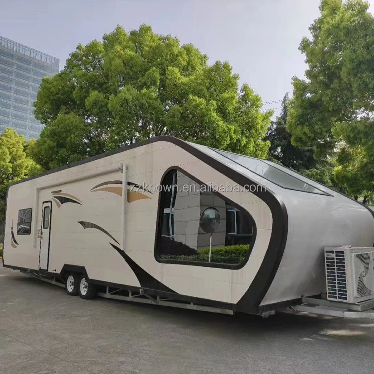 

8 meter long Caravan Luxury 6-8 Person Camper Travel Trailer Camping Outdoor Kitchen Affordable Motorhome Europe Rv Caravane