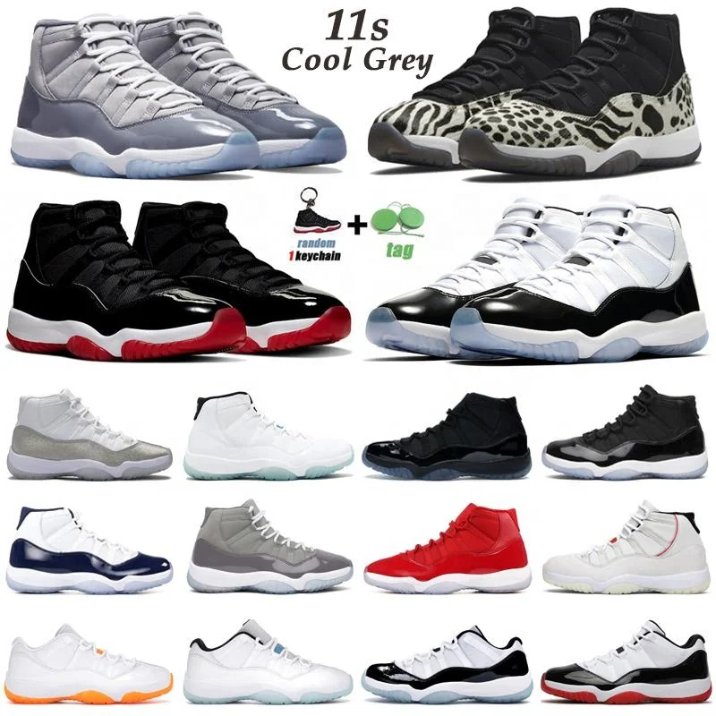 

high quality AIRE JOrDAN LuCA 11 Basketball Shoes Mens Womens LOW CONCORD retro cool grey 11 Space Jam Gown Trainers Sneakers