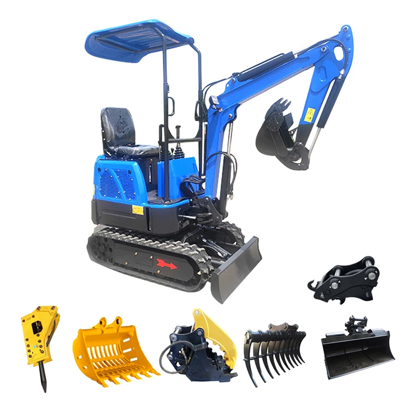 
Free shipping for 800kg small chinese cheap price new mini excavator with bucket hydraulic for sale NM E10 