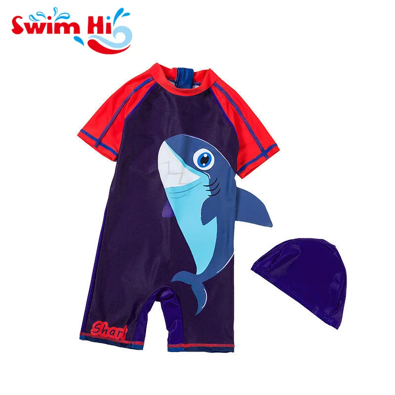 

Boys Swimsuits Unicorn Mermaid Bathing Suit Rainbow One Piece shark print designer Beach Clothes