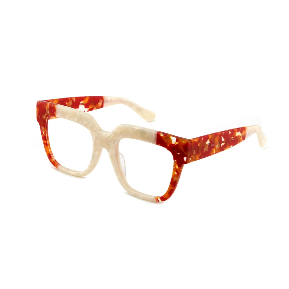 

Fashion Eyeglasses Square Frame Lenses Glasses Eyeglasses Acetate Square Eye Glasses Frames