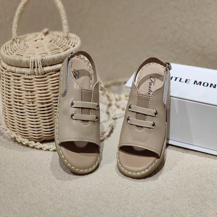 

Rome flat sandals 2021 new all-match children's non-slip soft-soled comfortable sandals