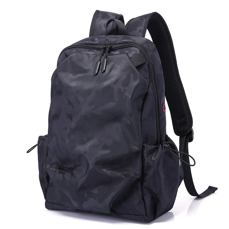 

Waterproof Good Quality Oxford Fabric Casual Women Backpack School Bags Girl With Earphone Hole, Black, camouflage, beige