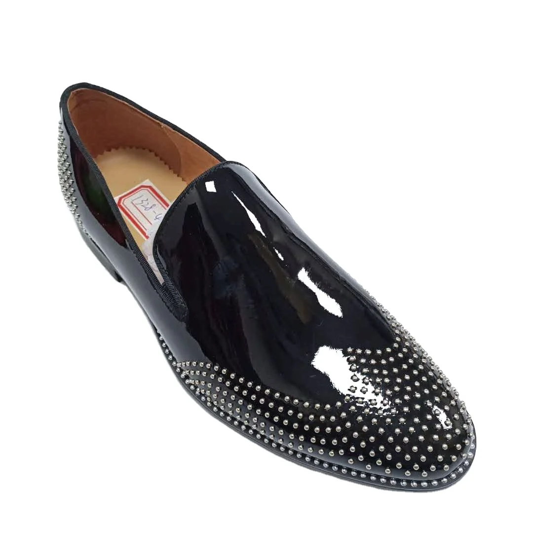

Luxury Black Men Genuine Shine Leather Designer Shoes Male Formal Business Shoes