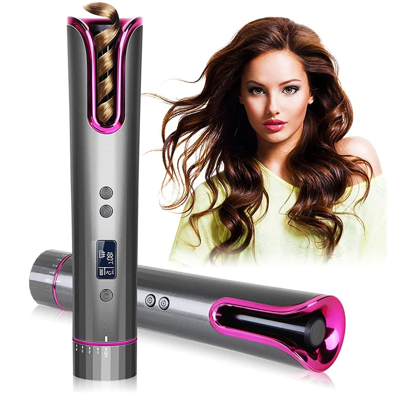 

2021 New Portable Cordless Auto Rotating Hair Curler