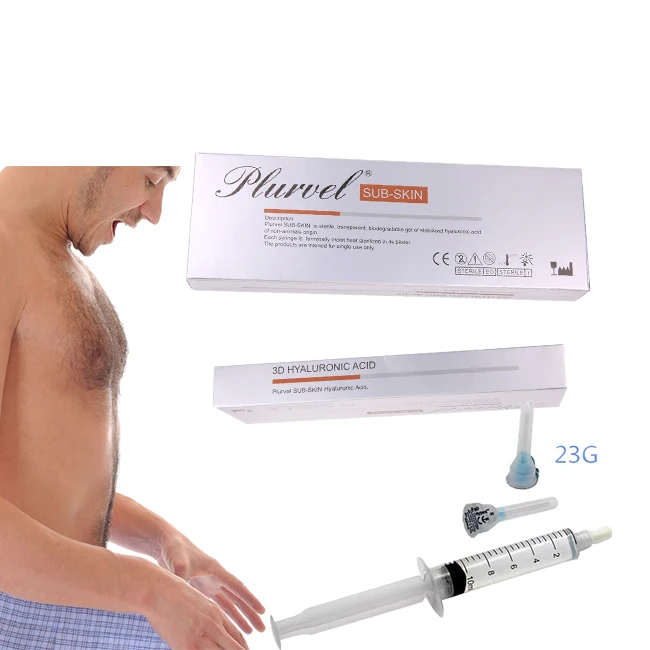 

Injection filler hip enlargement 10mL HA hyaluronic dermal fillers to penis breast buttock enlargement