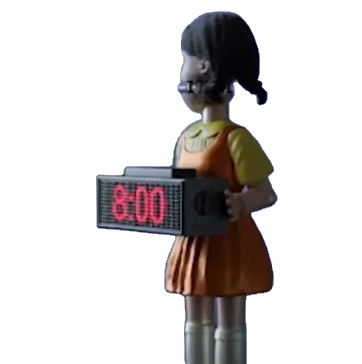 

Best gift promotional desk & table clock squid game digital alarm clock with Terrible voice, Photo shown