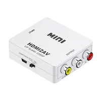 

Hot Selling New Arrival Supports 1080P HDMI2AV HDMI TO AV mini Converter HDMI to CVBS+L+R HD Video Converter Adapter Cable Box