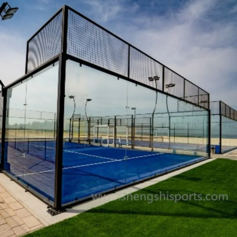 

WPT type factory price padel court artificial grass flooring paddle tennis court