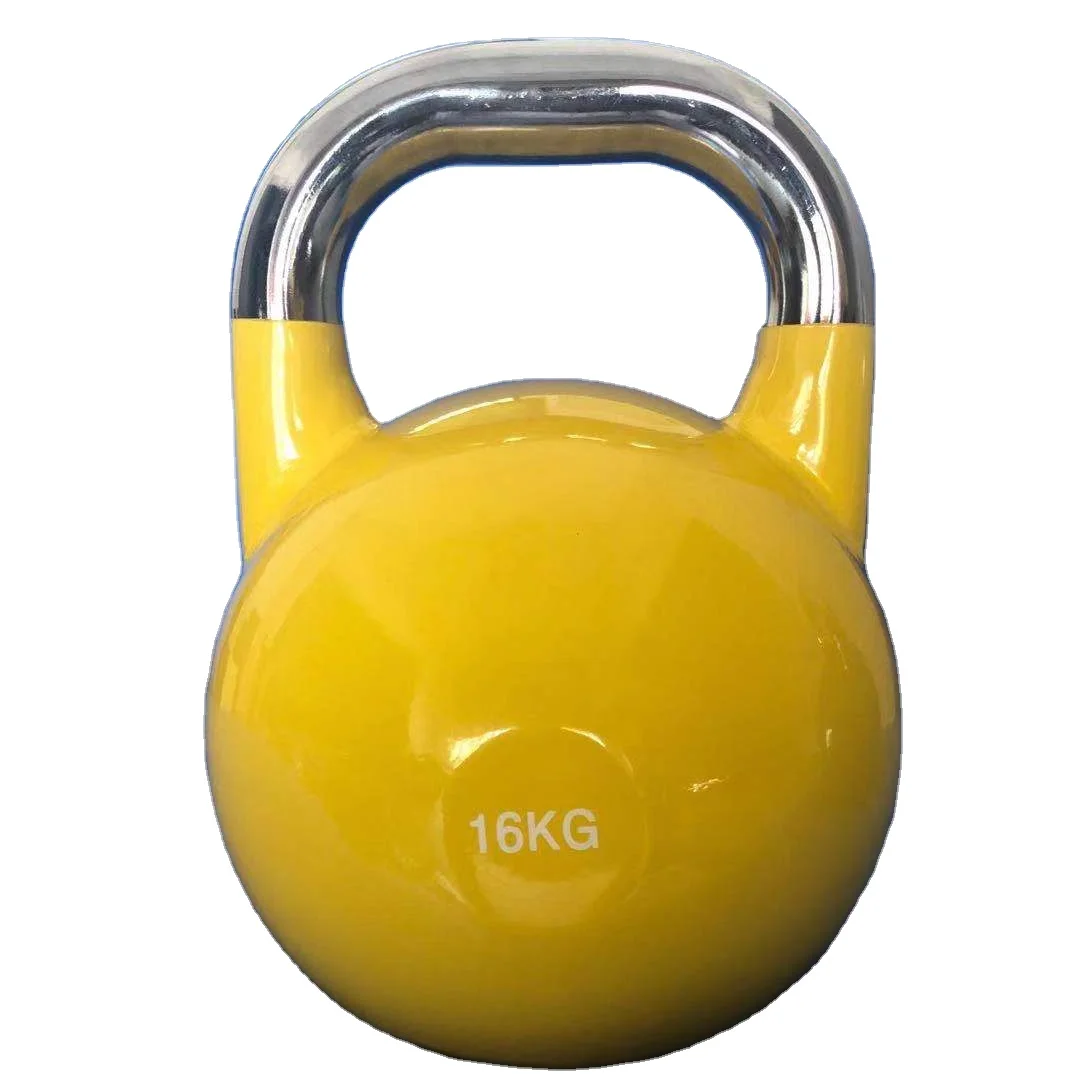 

Custom Wholesale Weight  Gym Fitness Stainless Steel Competition Kettlebell, Blue