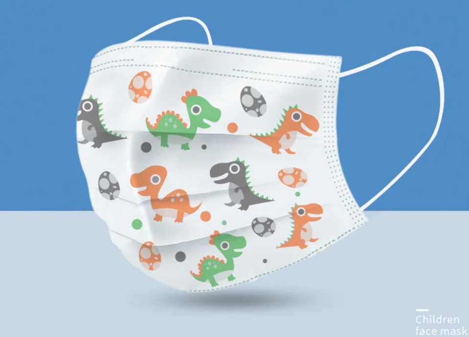 Disposable Blue Anti-Smog Filter Rate 95% Non Woven Fabric 3 Layer Face Mask For Child - KingCare | KingCare.net