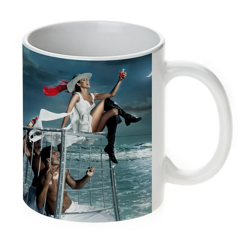 hot sale 11oz custom design printing  customized sublimation mug
