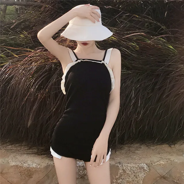 

Swimsuit Women 2021 New Bikini One Piece Backless Swimwear, Picture color
