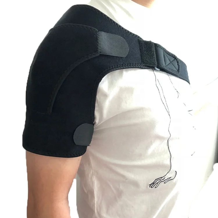

Adjustable Sports Prevention Dislocated Injury Joint Pain Relief Shoulder Brace, Black