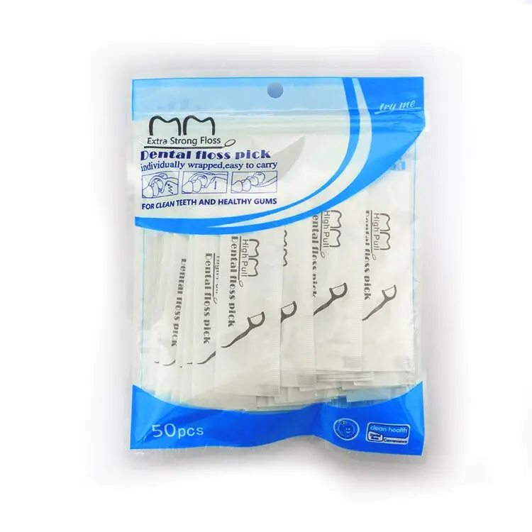 

Safe Pfas Free Oral Hygiene Individually Wrapped Best Gum Dental Floss Picks Sticks